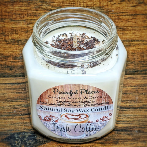 Natural Soy Wax Candle - 8oz Small Size